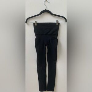 SZ M SPANX Black Look-at-Me Leggings